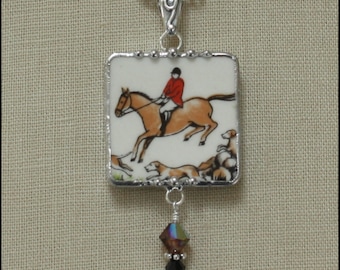 Fox Hunt Horses & Riders Red Jacket Fox Hounds Hanging Kitchen Hand Dishtowel Fox Hunt Horses & Riders Red Jacket Fox Hounds Hanging Kitchen Hand Dishtowel
