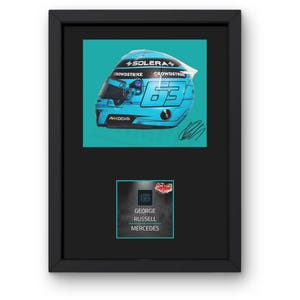 George Russell (Bold) Framed Display Gift with Reproduced Digital Signature