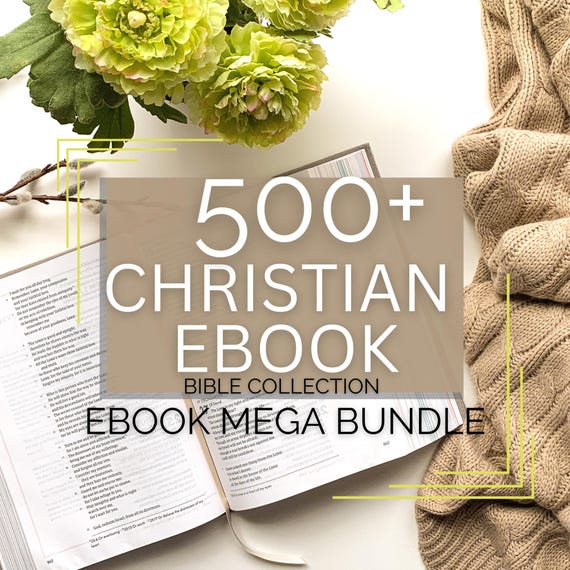 500+ Christian eBooks Collection: Bible Studies, Devotionals, Prayer Guides Inspirational Books for Spiritual Growth and Faith Building Jesu