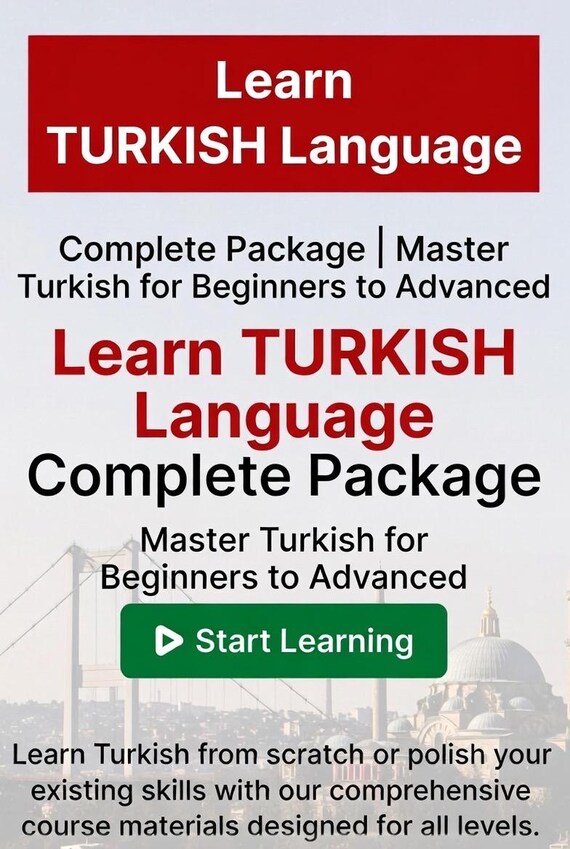 トルコ語学習完全パッケージ | 初心者から上級者までトルコ語を