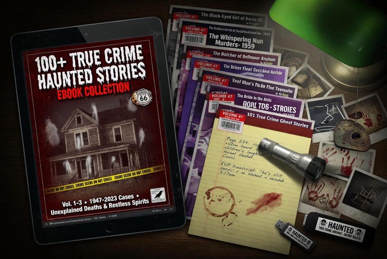 True Crime Haunted Stories  eBook Collection: Gripping Real Crime Cases and Chilling Ghost Tales for Fans of Suspense Mystery