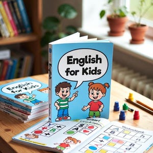 Complete English ESL learning material bundle for children with worksheets, audiobooks, and grammar activities for teaching kids English