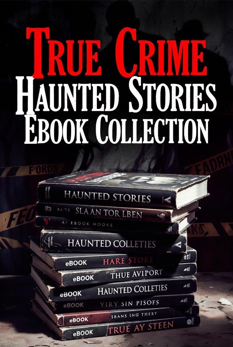 True Crime Haunted Stories  eBook Collection: Gripping Real Crime Cases and Chilling Ghost Tales for Fans of Suspense Mystery