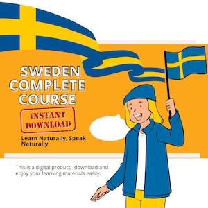 Learn SWEDISH Language Complete Package | Master SWEDISH for Beginners to Advanced PDF, Audio, Video, Hacks and Printable exam preparation