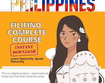 Lerne FILIFINO Philippinen Sprache Komplettpaket Philippinisch für Anfänger bis Fortgeschrittene PDF, Audio, Videos | Sofortige Prüfungsvorbereitung