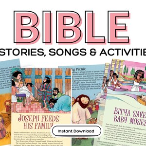 Plr Bible Stories, Song and Activities for Kids Old and New Testament | Sunday School Lessons, Christian Activities for Kids & Teens