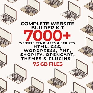 Ultimate Developer Bundle | 7000+ HTML, Css, WordPress Themes, PHP Scripts, Shopify, Prestashop, Magento Templates, MobileApps | 75GB files