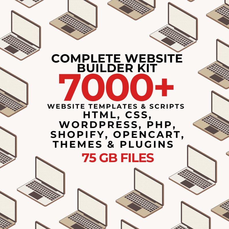 Ultimate Developer Bundle | 7000+ HTML, Css, WordPress Themes, PHP Scripts, Shopify, Prestashop, Magento Templates, MobileApps | 75GB files