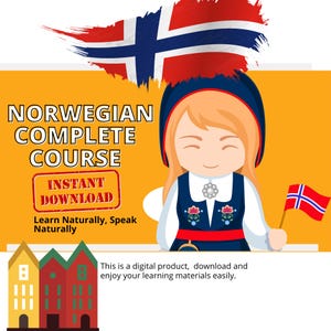 Learn NORWEGIAN Language Complete Package | Master NORWEGIAN for Beginners to Advanced PDF, Audio, Video | Instant exam preparation