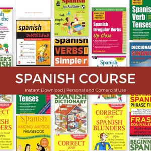 Learn SPANISH Language Complete Package | Master SPANISH for Beginners to Advanced PDF, Audio, Video | Instant Delf exam preparation