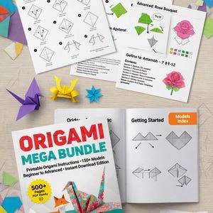 300+ Origami Designs Mega Bundle | DIY Paper Folding (digital Download ...
