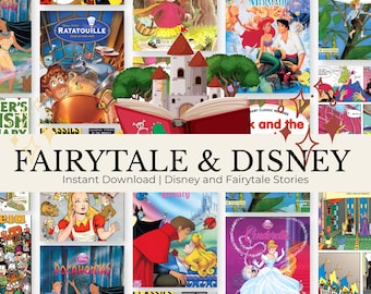 Disney & Fairytale Stories Compilation PDF – Classic Kids Tales for Instant Download – Magical Bedtime Stories eBook – Printable Storybook