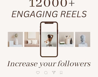 12000+ Social Media Reels, Stories, Luxury Lifestyle, Boss Babe, Travel, Real Estate Digital Marketing Content Viral Content Creation Bundle