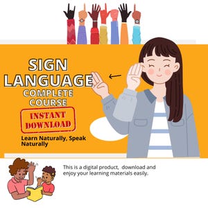 Learn SIGN Language Complete Package | Master SIGN for Beginners to Advanced PDF, Audio, Video, Hacks and Printable exam preparation