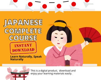 Learn JAPANESE Language Complete Package | Master JAPANESE for Beginners to Advanced PDF, Audio, Video | Instant exam preparation