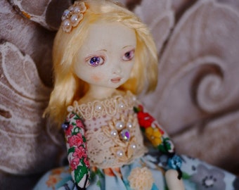 Original soft body Art Doll BELL with handcrafted eyes
