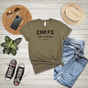 Chef's Spice Unisex Tee, Funny Cooking T-Shirt, Foodie Gift, Culinary Apparel, Cook's Shirt