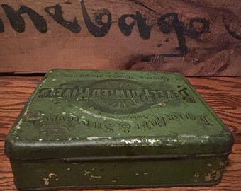 Green Tin from the Tubular Rivet & Stud Company