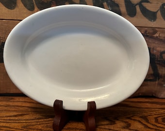 Small J & G Meakin White Ironstone Oval Serving Platter