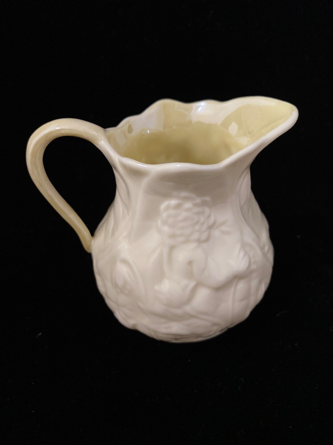 Small Belleek Cream Pitcher Etsy