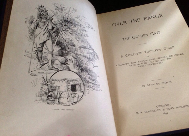 Over the Range to the Golden Gate 1891 Tourist Guide to the Western USA image 2