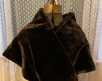 Vintage Faux Fur Wrap