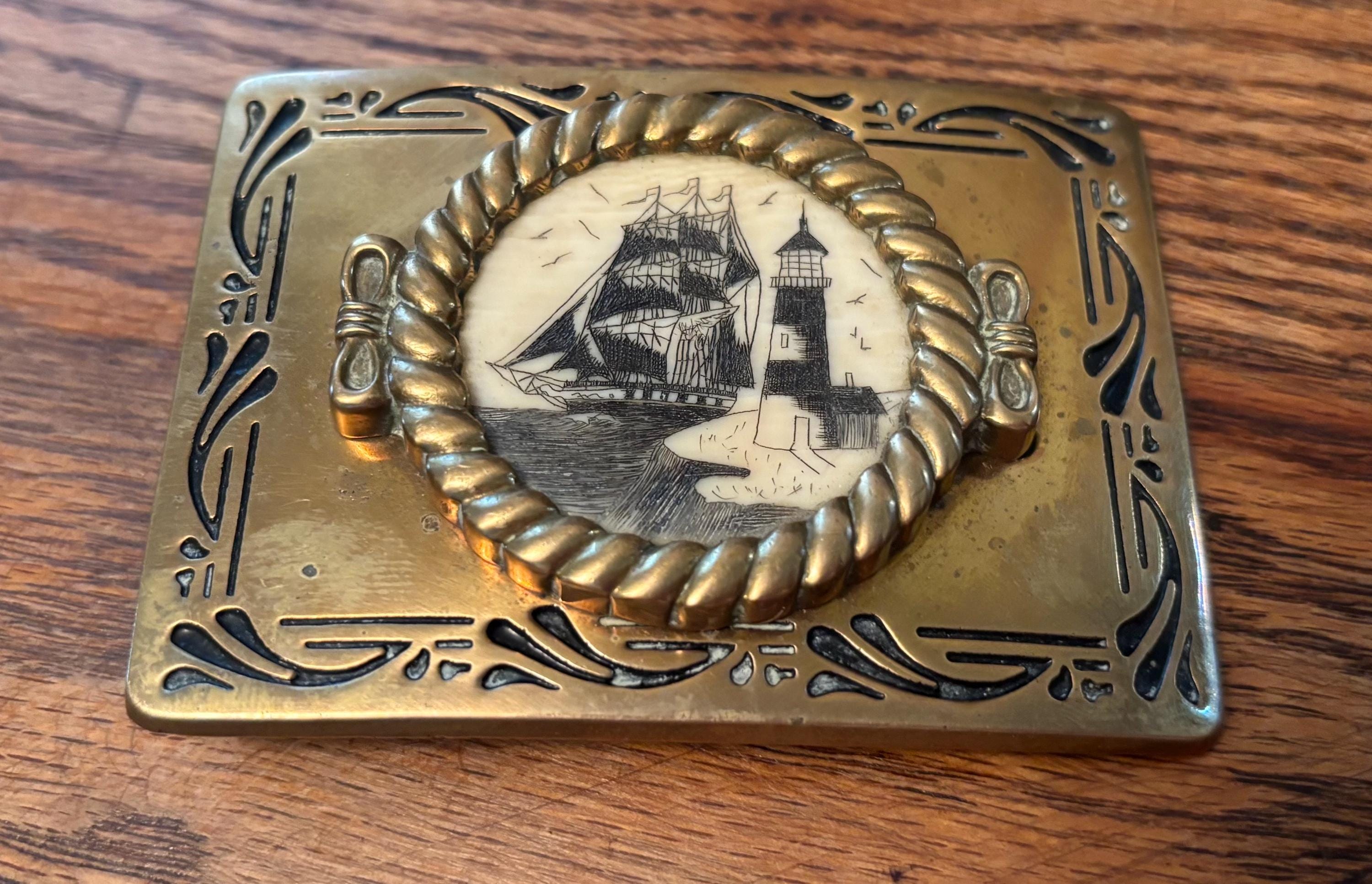 Scrimshaw Belt Buckles - Etsy