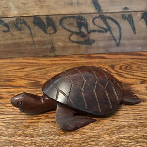 Lovely Handcarved Ironwood Turtle