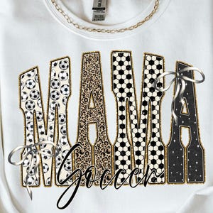 Soccer Mama PNG, Soccer Mom Shirt Design, Soccer Pattern Mama Graphic, Sports Mom PNG, Soccer Game Day Shirt Design
