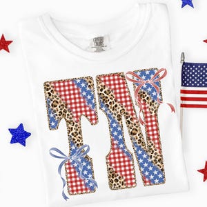 Diseño de camisa Tennessee PNG Coquette Bow, leopardo universitario rojo, blanco y azul (descarga digital)