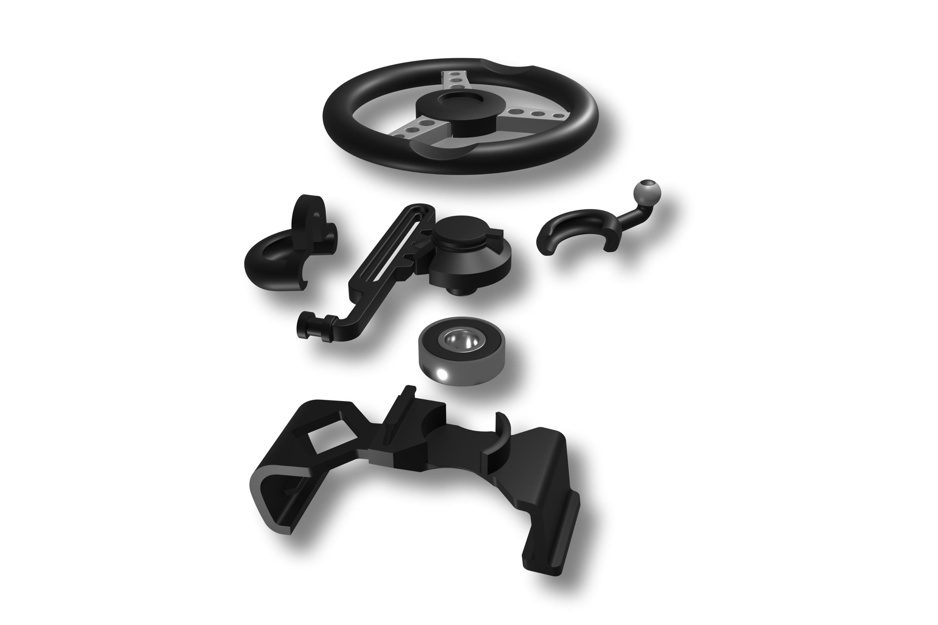3D Printed Steering Wheel for XBOX X/S Controller - Racing Game ...