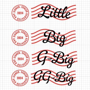 Shirtontwerp Big Little Sorority - Gesigneerd, verzegeld, geleverd