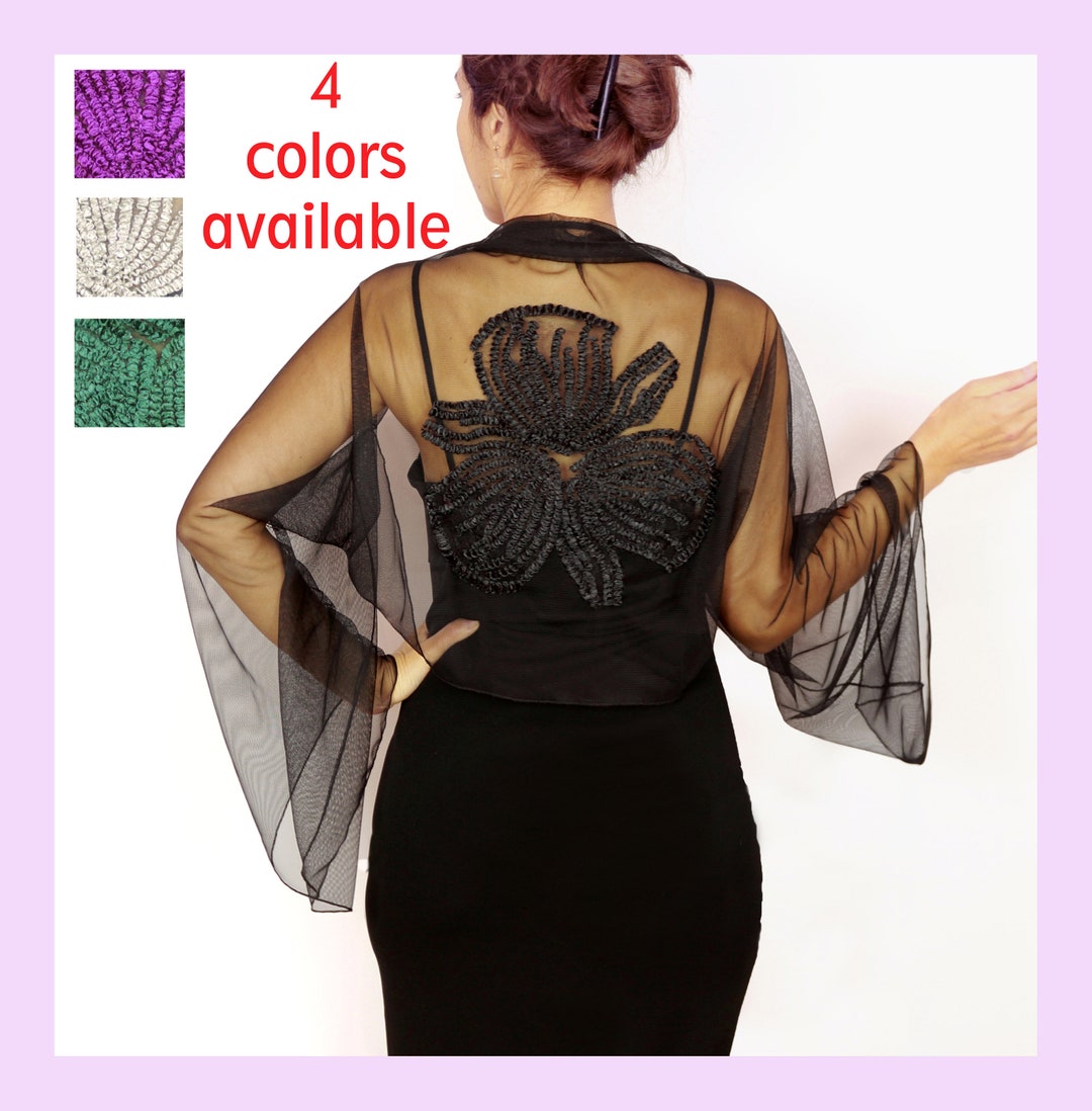 ジャケット・アウター andequal tulle pattern sheer jacket tulle pattern sheer jacket – andequal