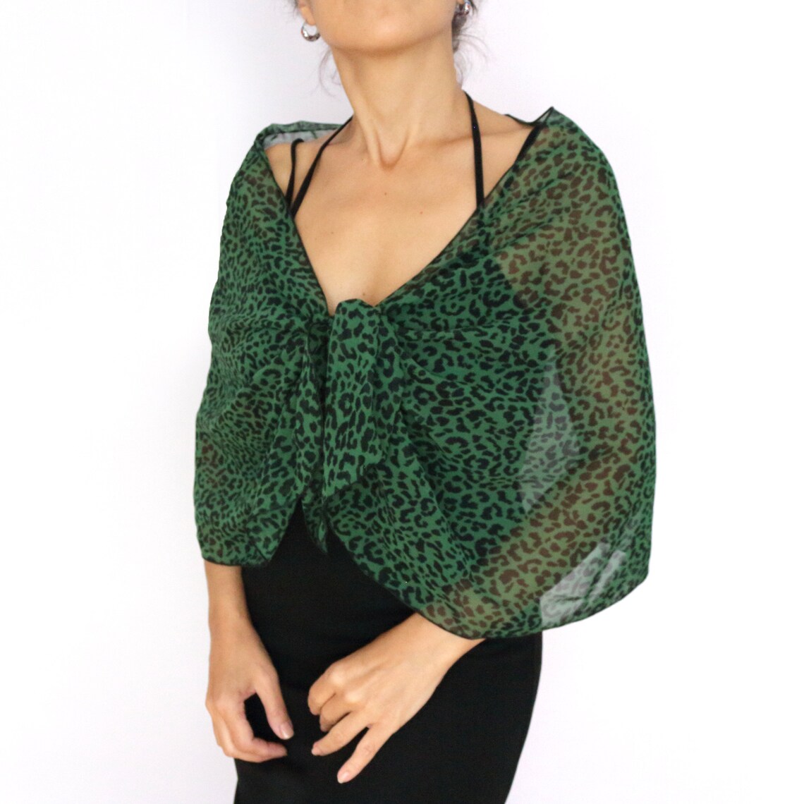 shawl for emerald green dress