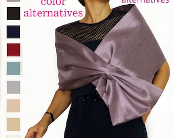WHYCNJL 1 Pezzo Coprispalle Donna Elegante Stola Scialle Sciarpe Stola Avvolgente con Frange per Matrimoni Feste Damigelle d'onore Ballo di Fine Anno
