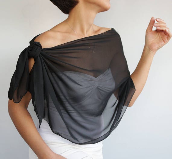 black dress wraps shawls