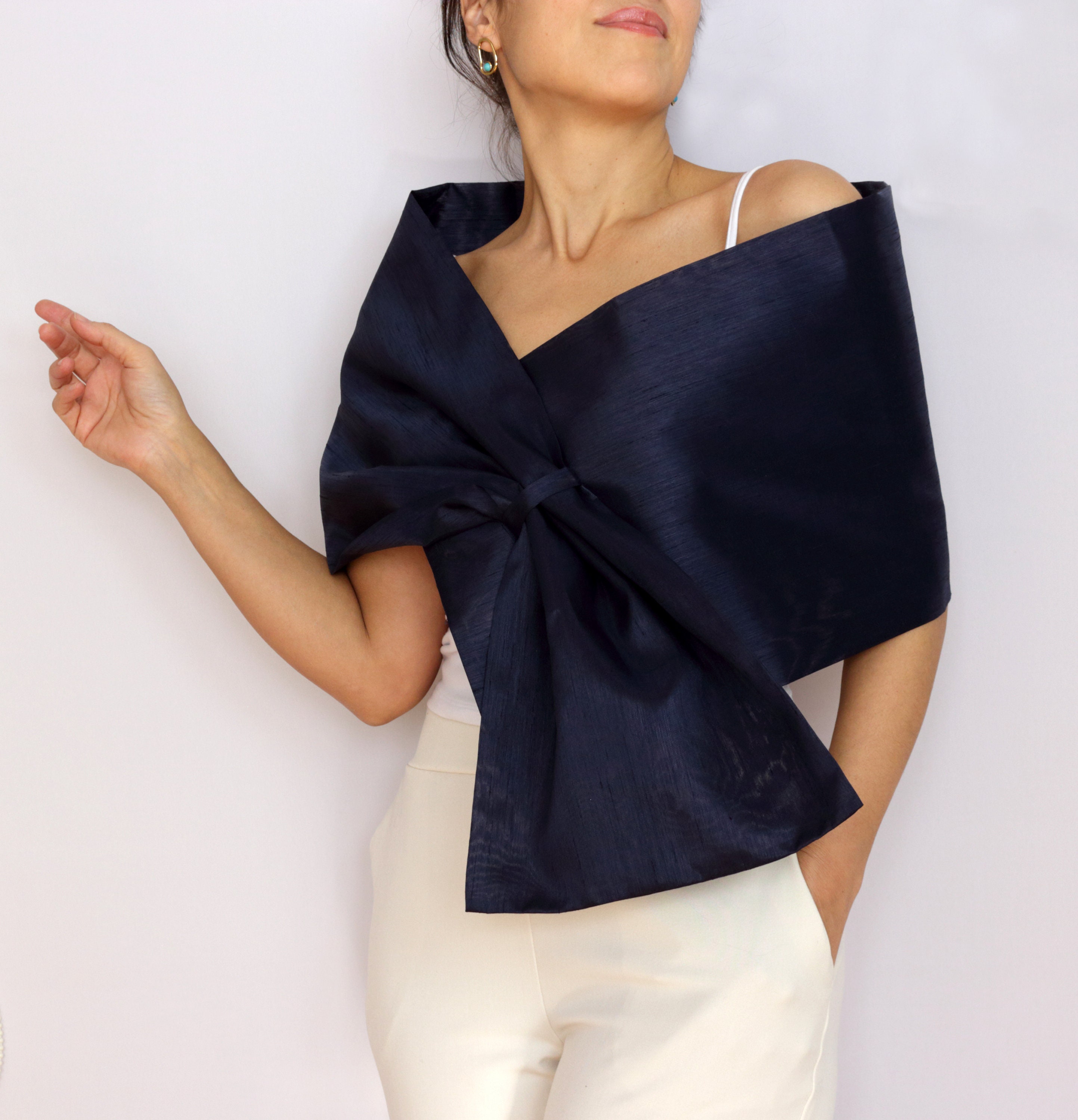 Black Taffeta Evening Shawl: Hands-free Formal Shoulder Wrap - Etsy Black Taffeta Evening Shawl: Hands-free Formal Shoulder Wrap - Etsy