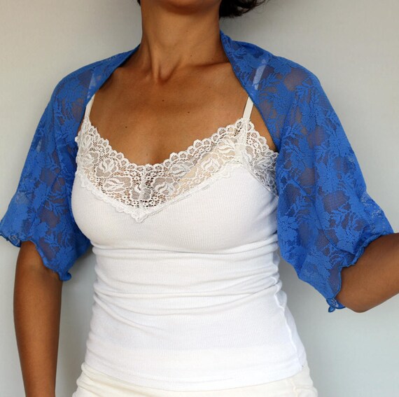 blue lace cover up