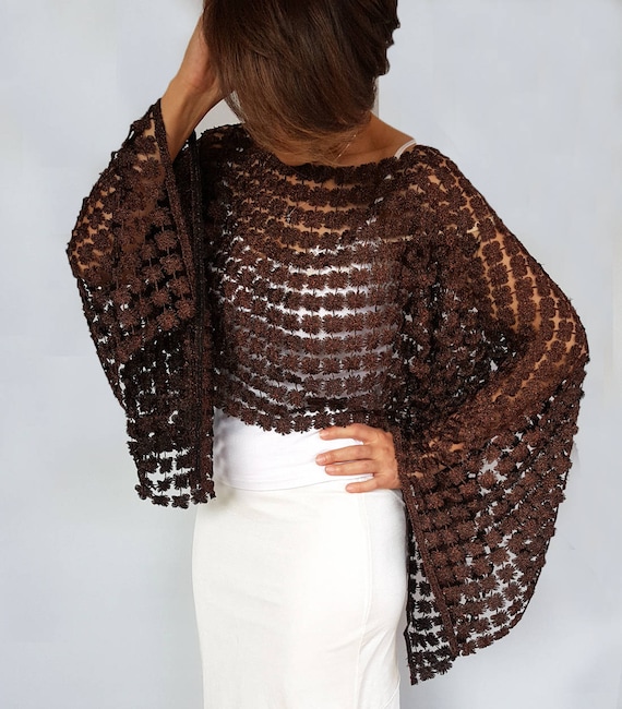 tan bolero shrug