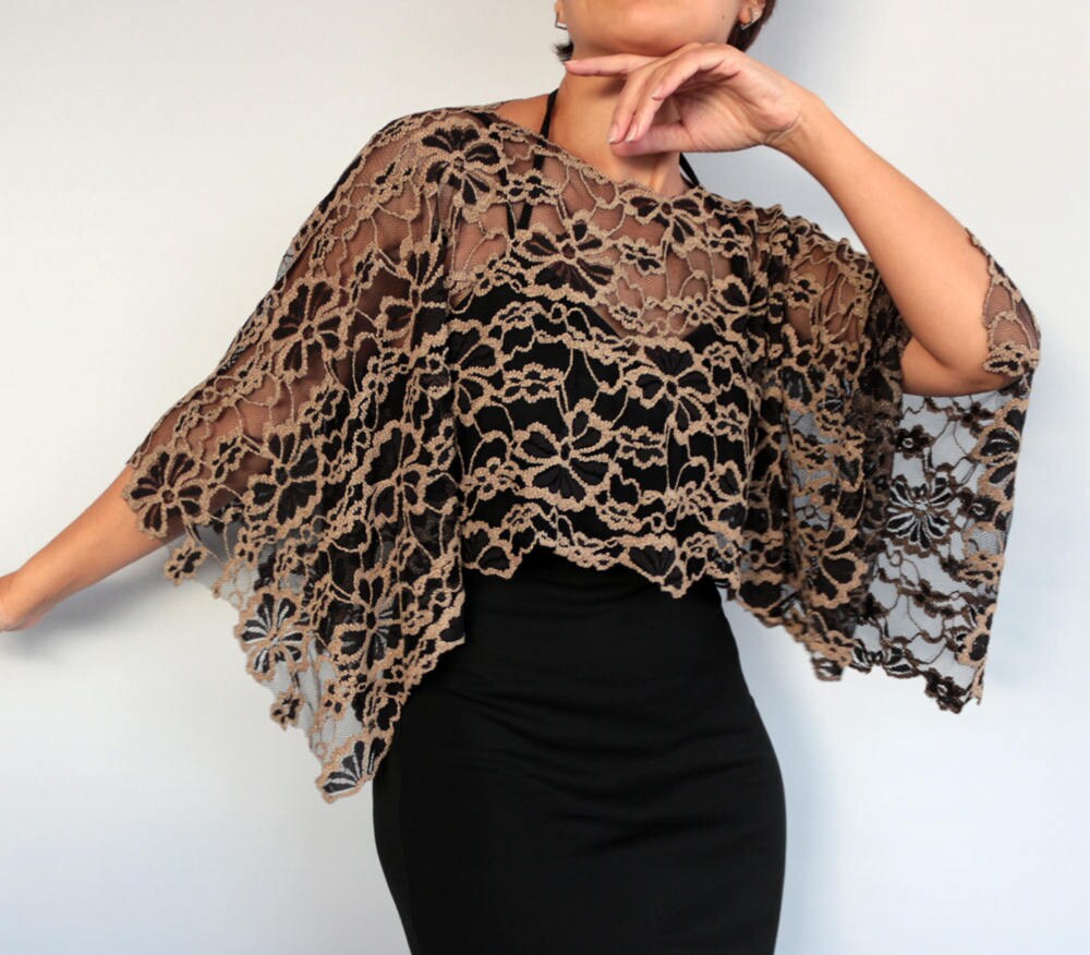 black lace wrap