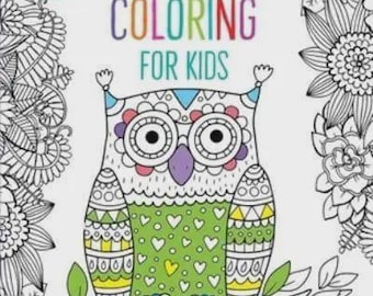 Mindful Colouring for Kids: Creative Calming Scenes Over 90 Pages