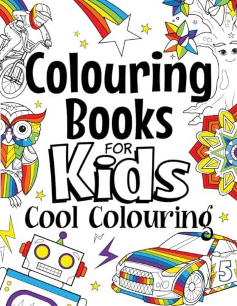 Colouring Book for Kids - Etsy