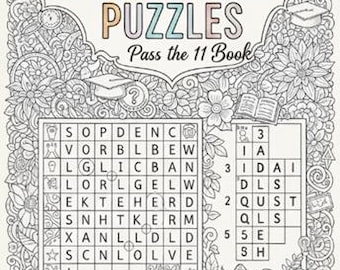 Wordsearch & Crossword to pass the 11+
