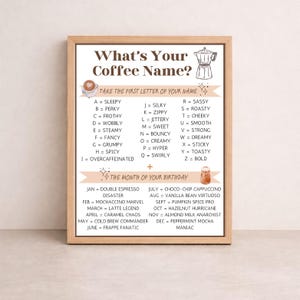 Jogo de chá de panela "O Amor Está Chegando", Jogo de despedida de solteira com tema de café, Decoração de chá de bebê "O Bebê Está Chegando", Placa de boas-vindas para chá de bebê, Festa para amantes de café