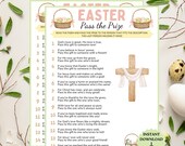 Bible Easter Pass the Prize Game, Easter Games, Easter Bible Study Activity, Story Sunday School, Church Easter Activities