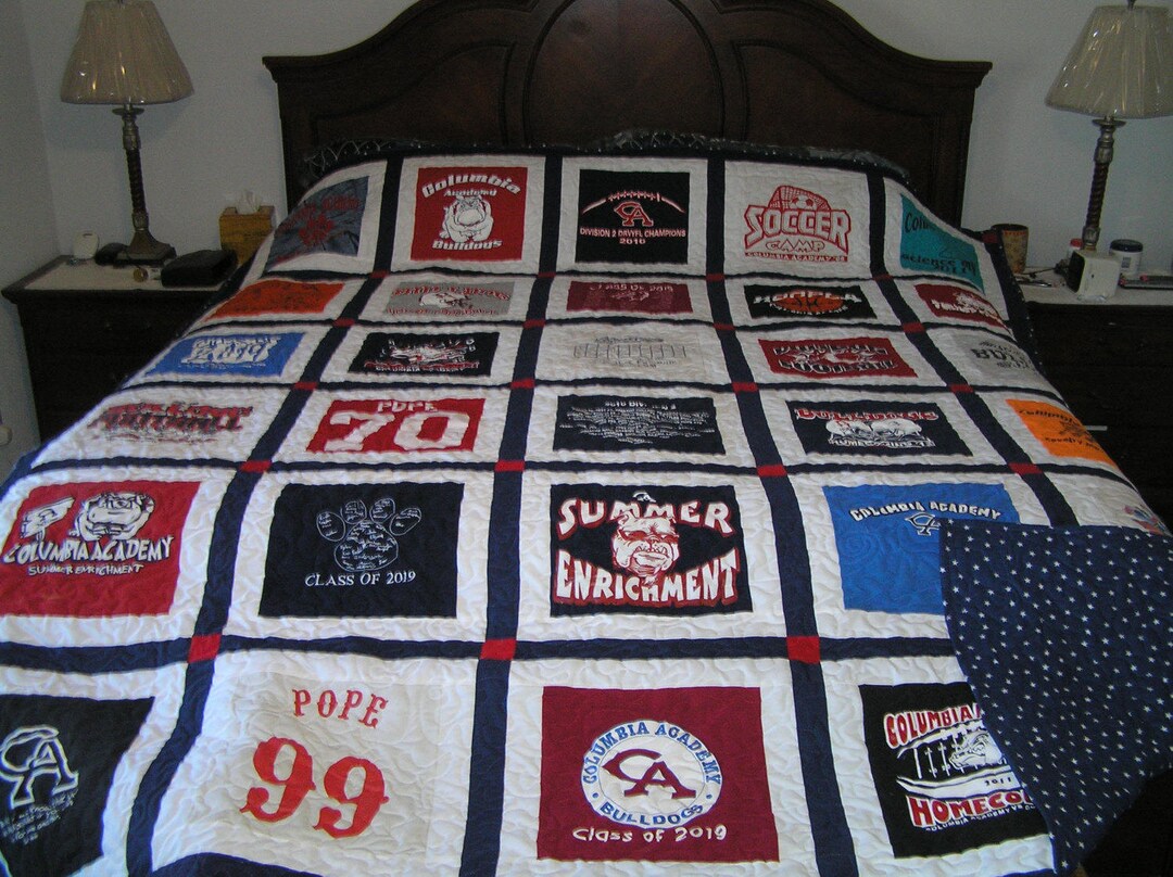 Custom T-shirt Quilt - Etsy