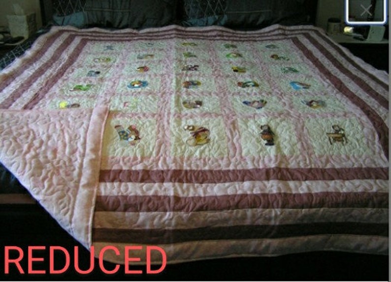 Handmade twin size quilt