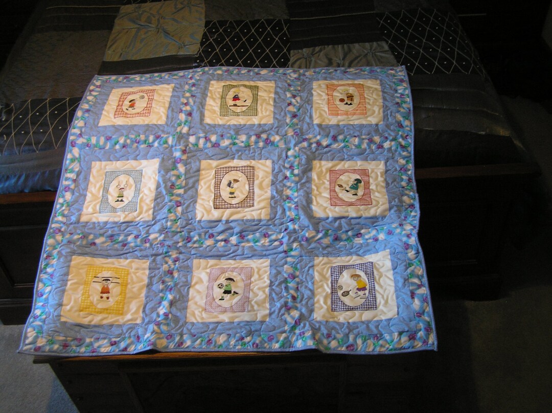 Handmade Baby Quilt Etsy