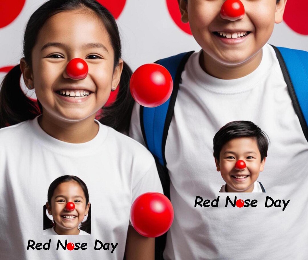 Red Nose Day Custom Personalised Tops, Red Nose Day, Comic Relief Shirt — free download