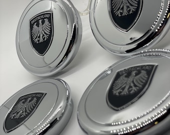 chrome Fuchs center cap set